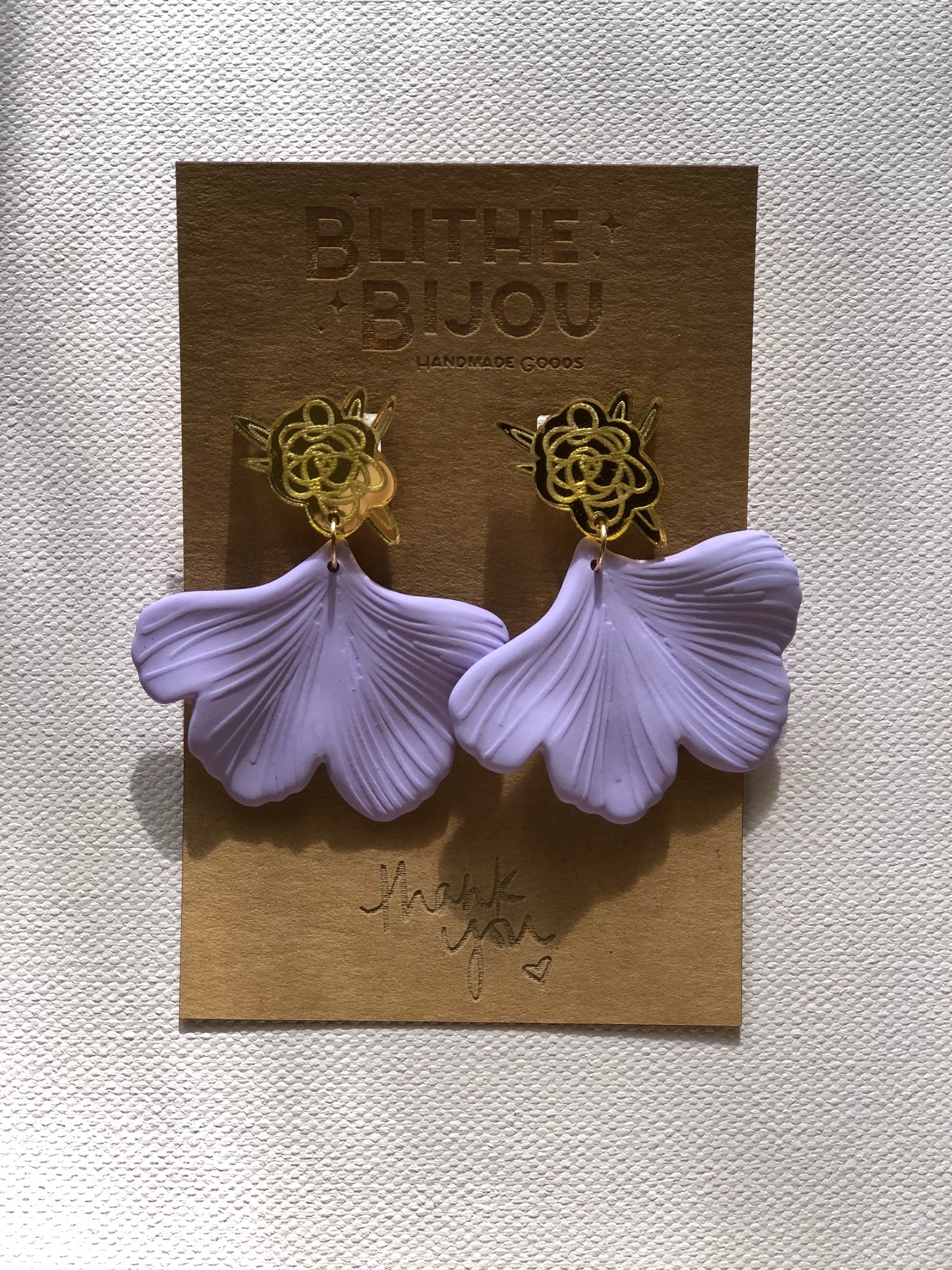 Blithe Bloom Studs with Petal Charm