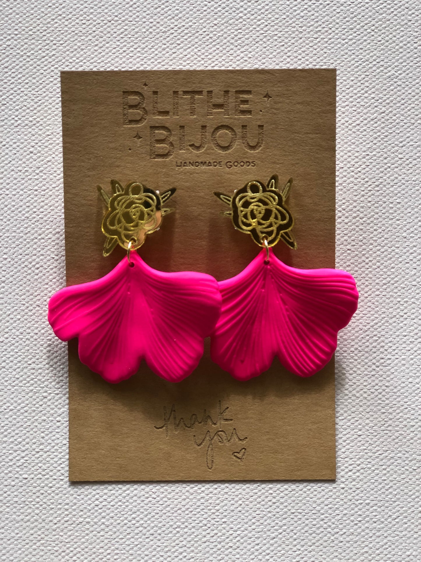 Blithe Bloom Studs with Petal Charm