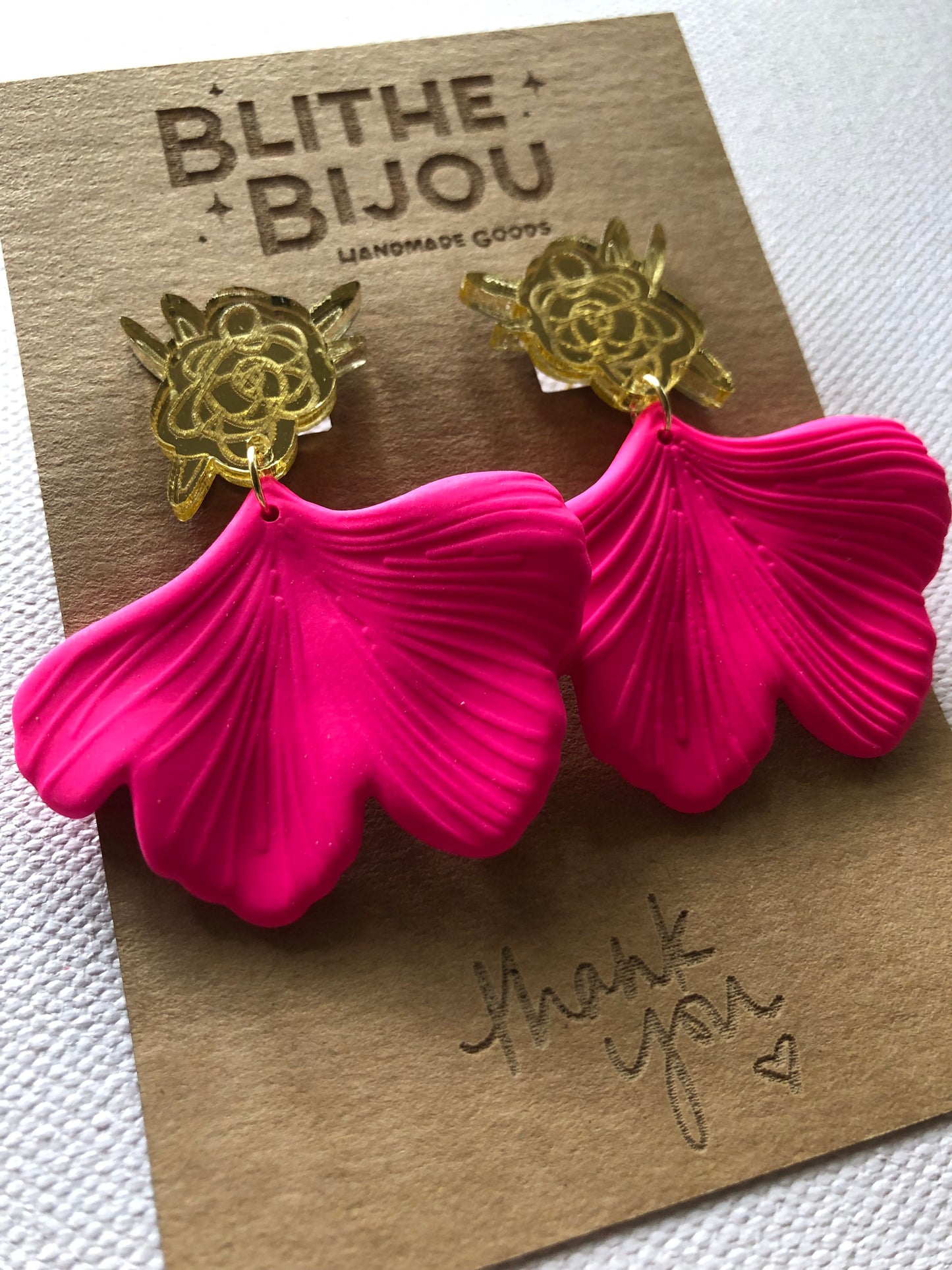 Blithe Bloom Studs with Petal Charm