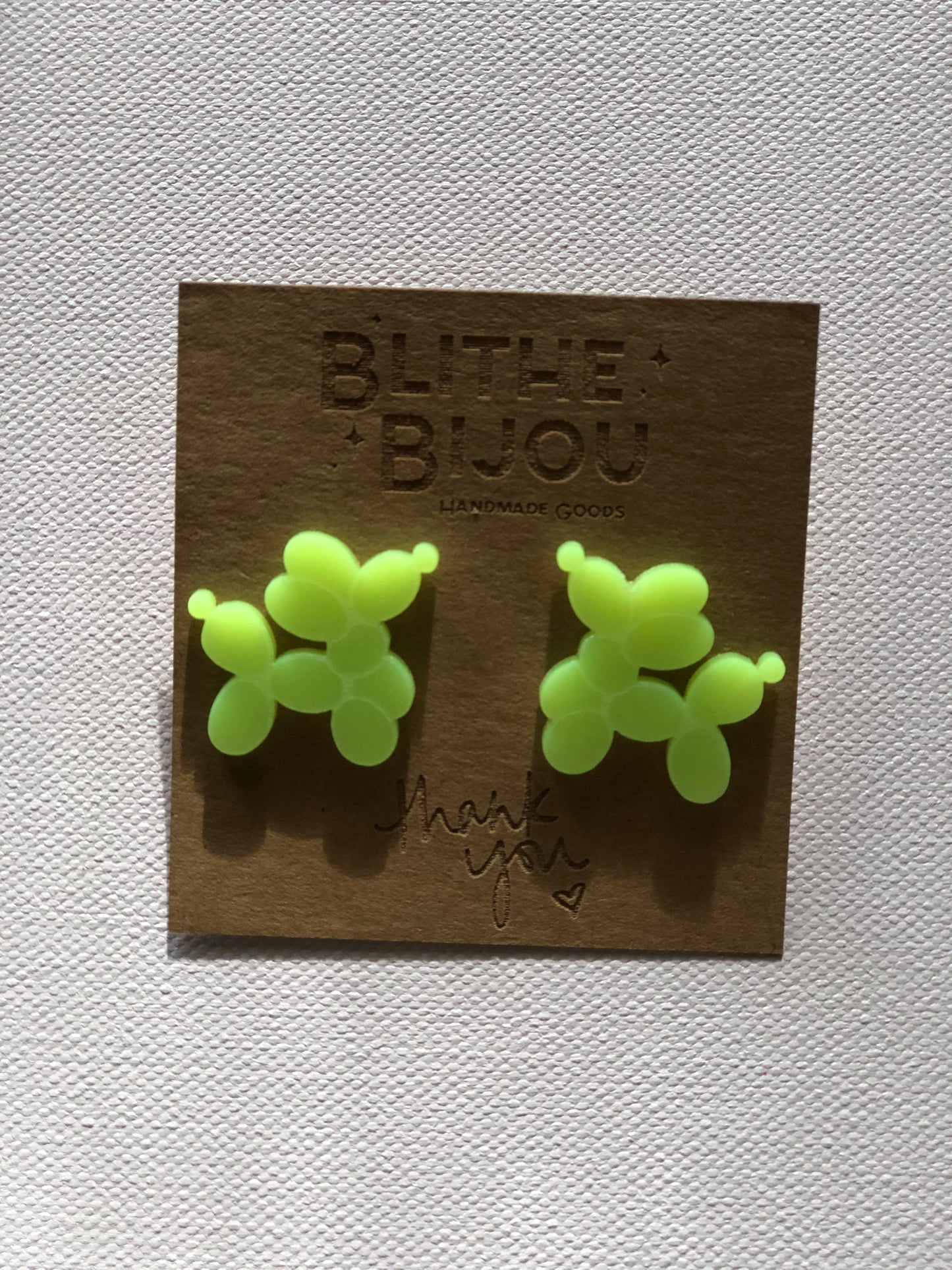 Balloon Dog Studs