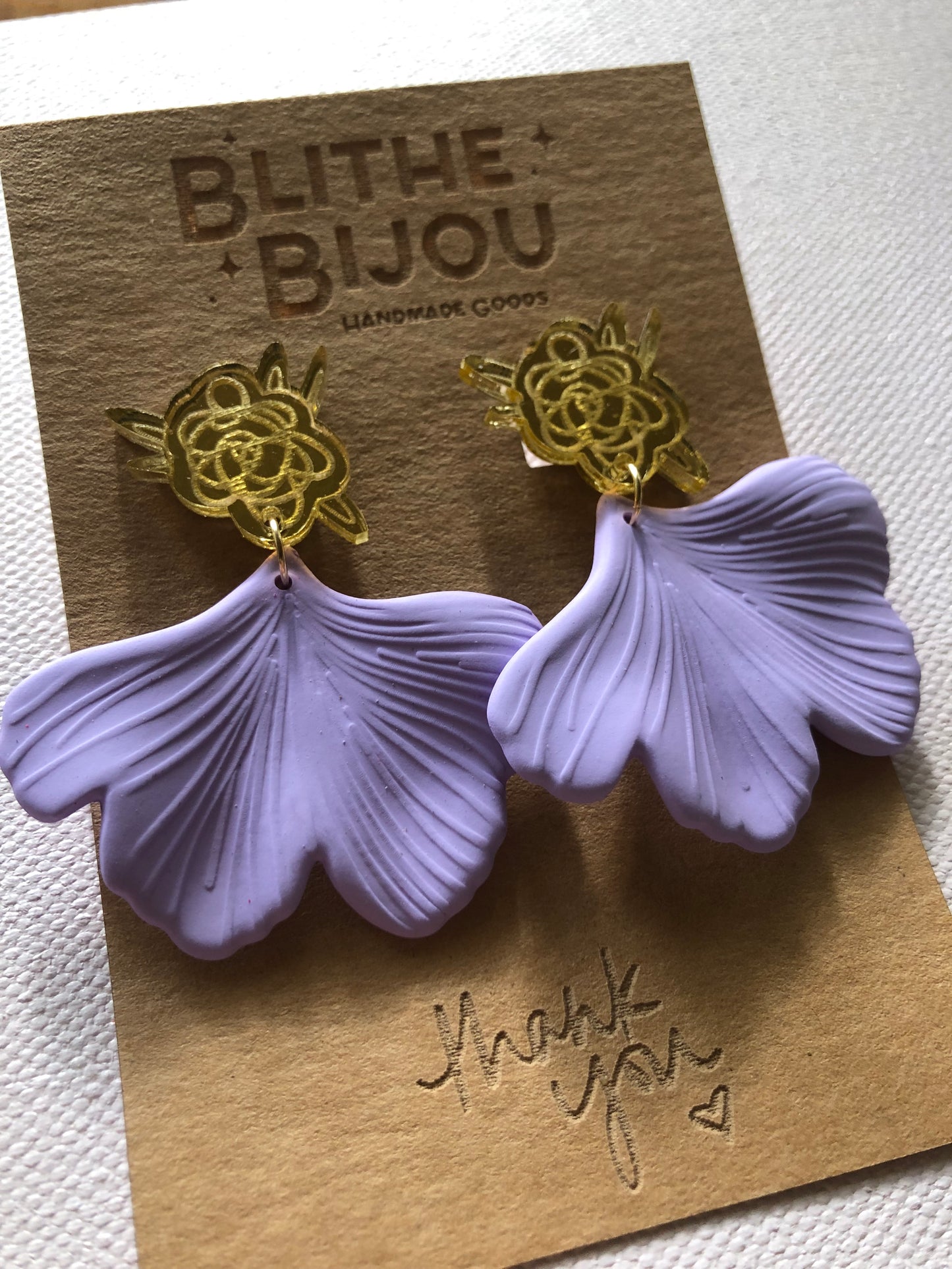 Blithe Bloom Studs with Petal Charm