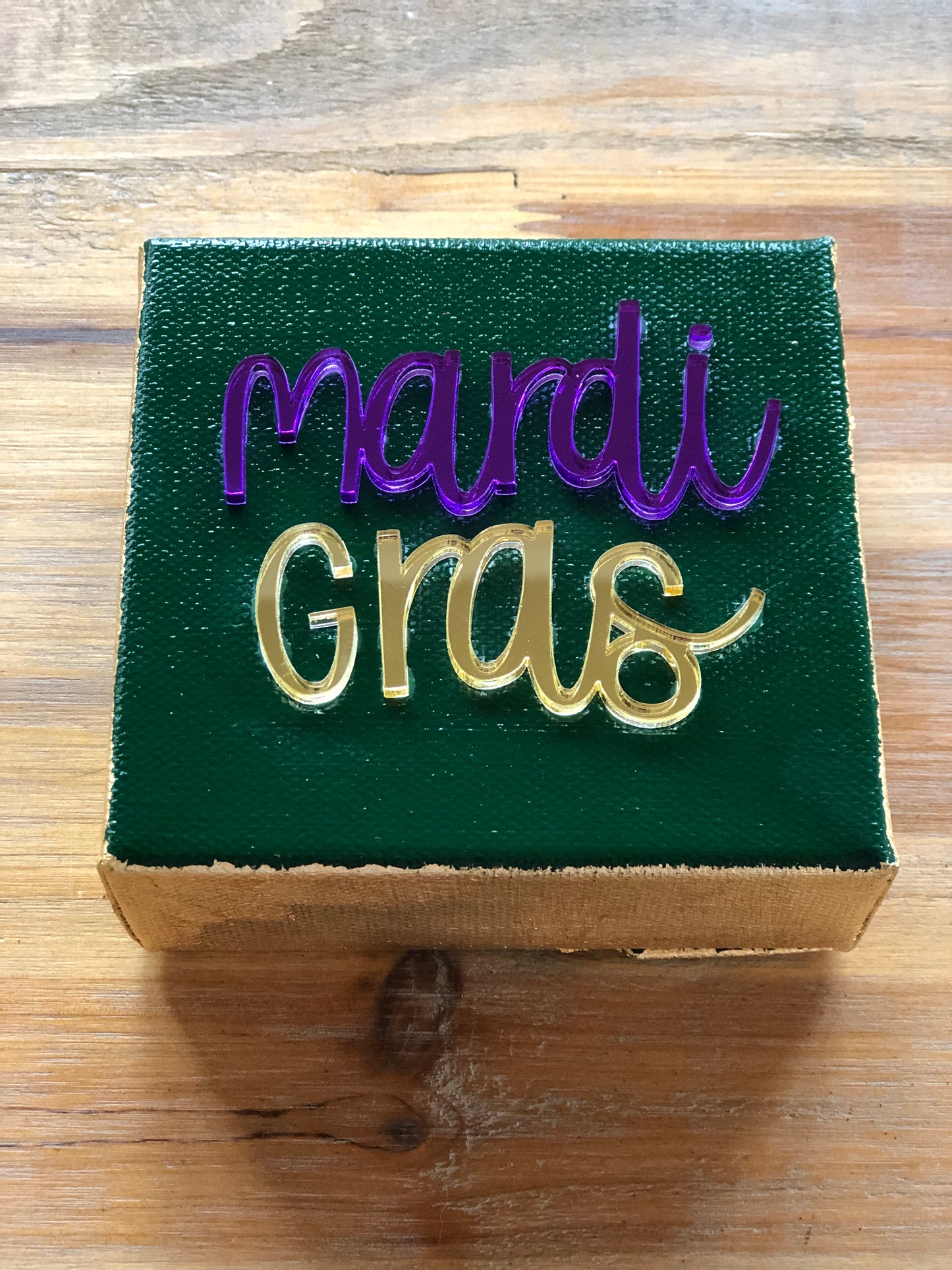 Gold and Purple Mardi Gras Mini 2