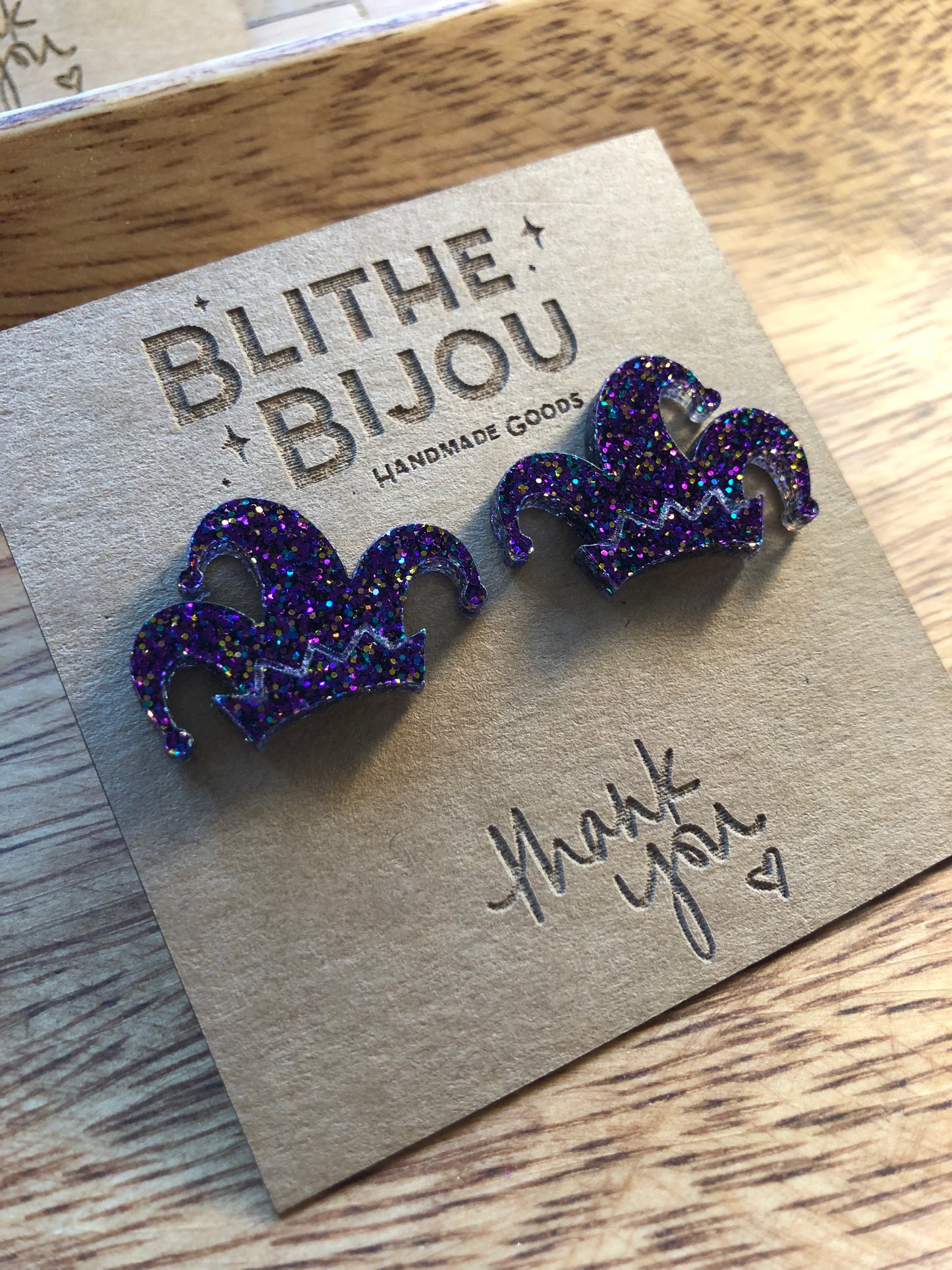 Jester Studs-Multiple Colors