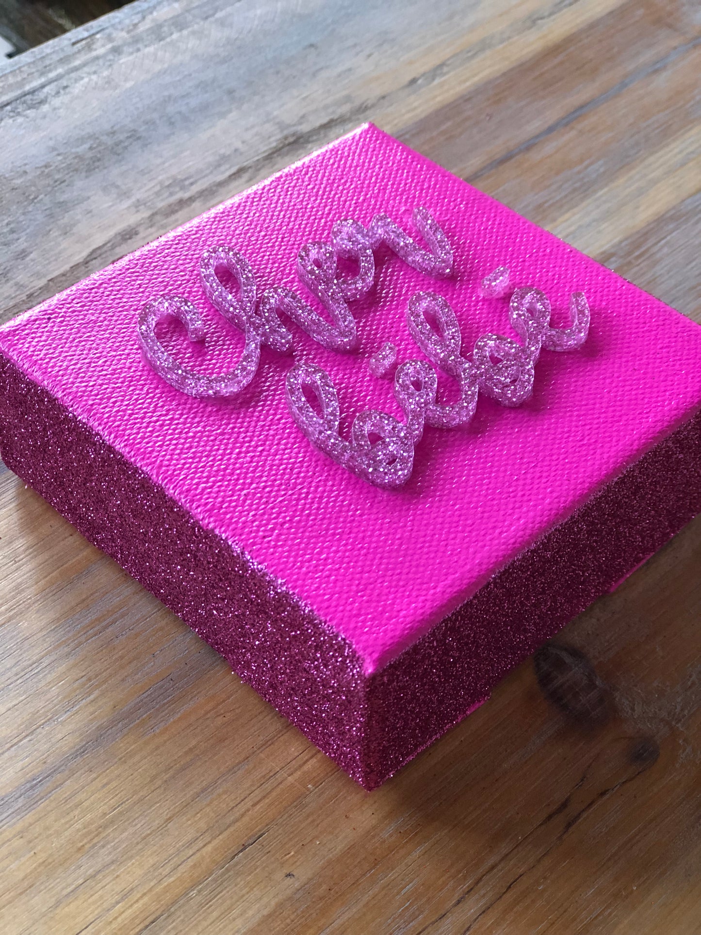 Pink Glitter Cher Bebe Mini