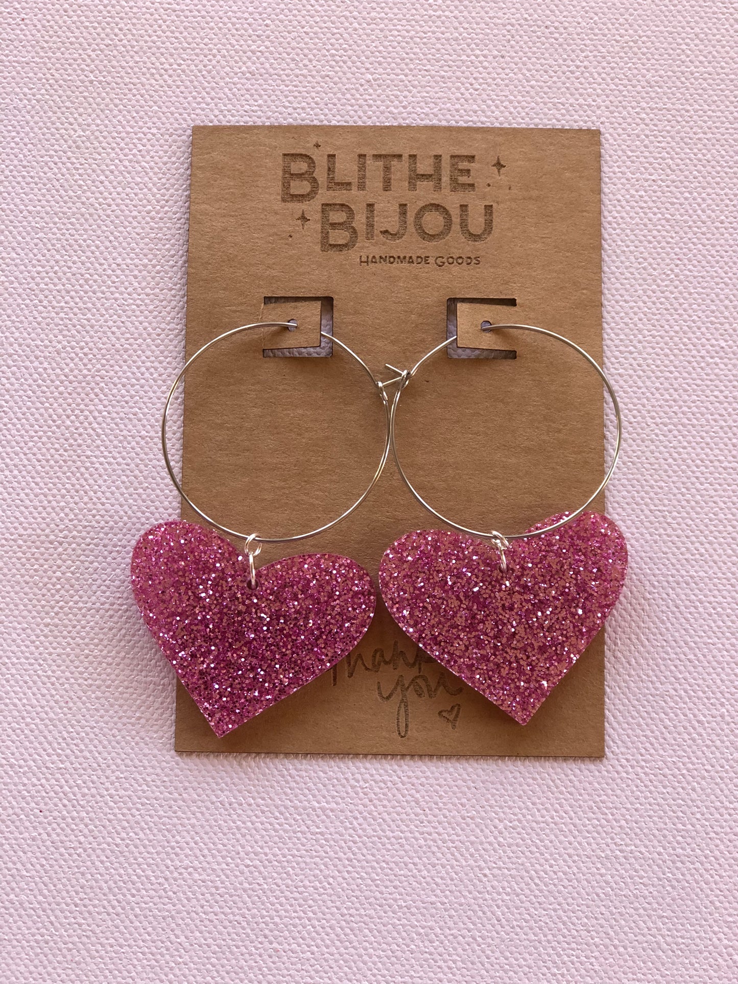 Heart Hoops-Multiple Colors